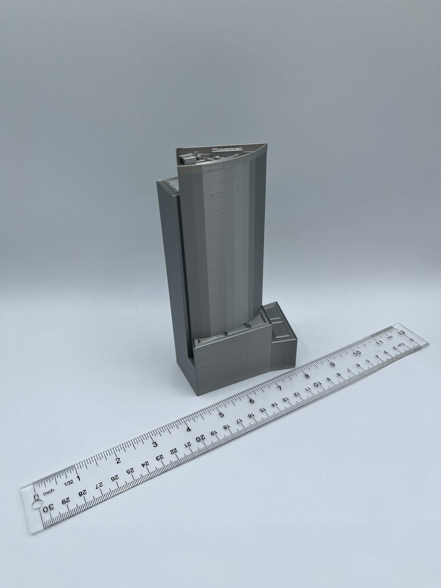 StarsoftheCity 200 West Street 3D Printed Model Statue Silver