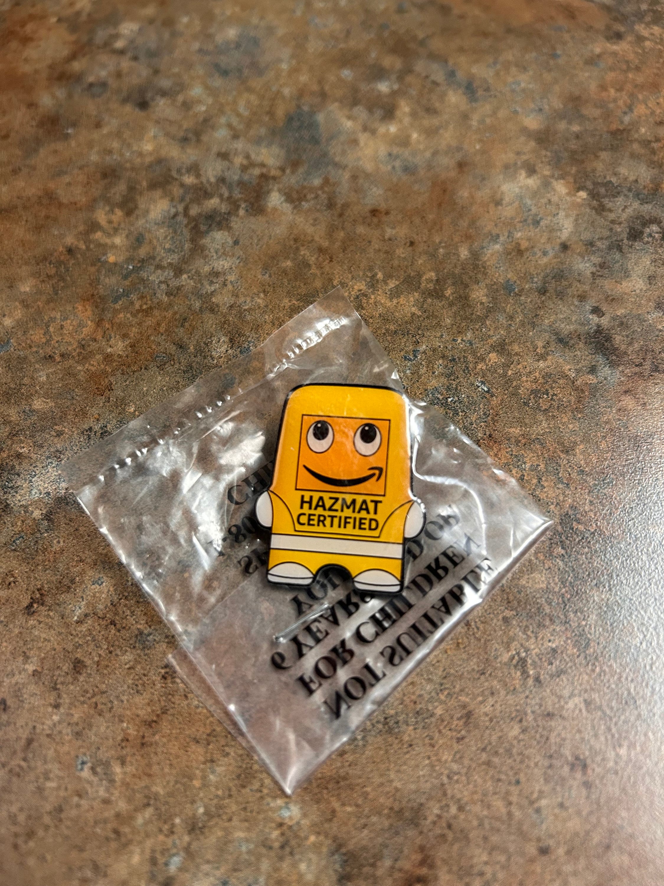 Hazmat Certified Amazon Employee Peccy Pin
