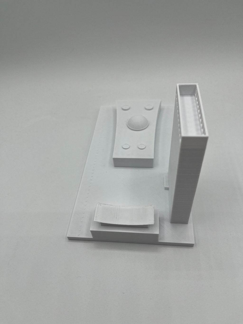 StarsoftheCity UN Headquarters Model 3D Printed PLA Statue White