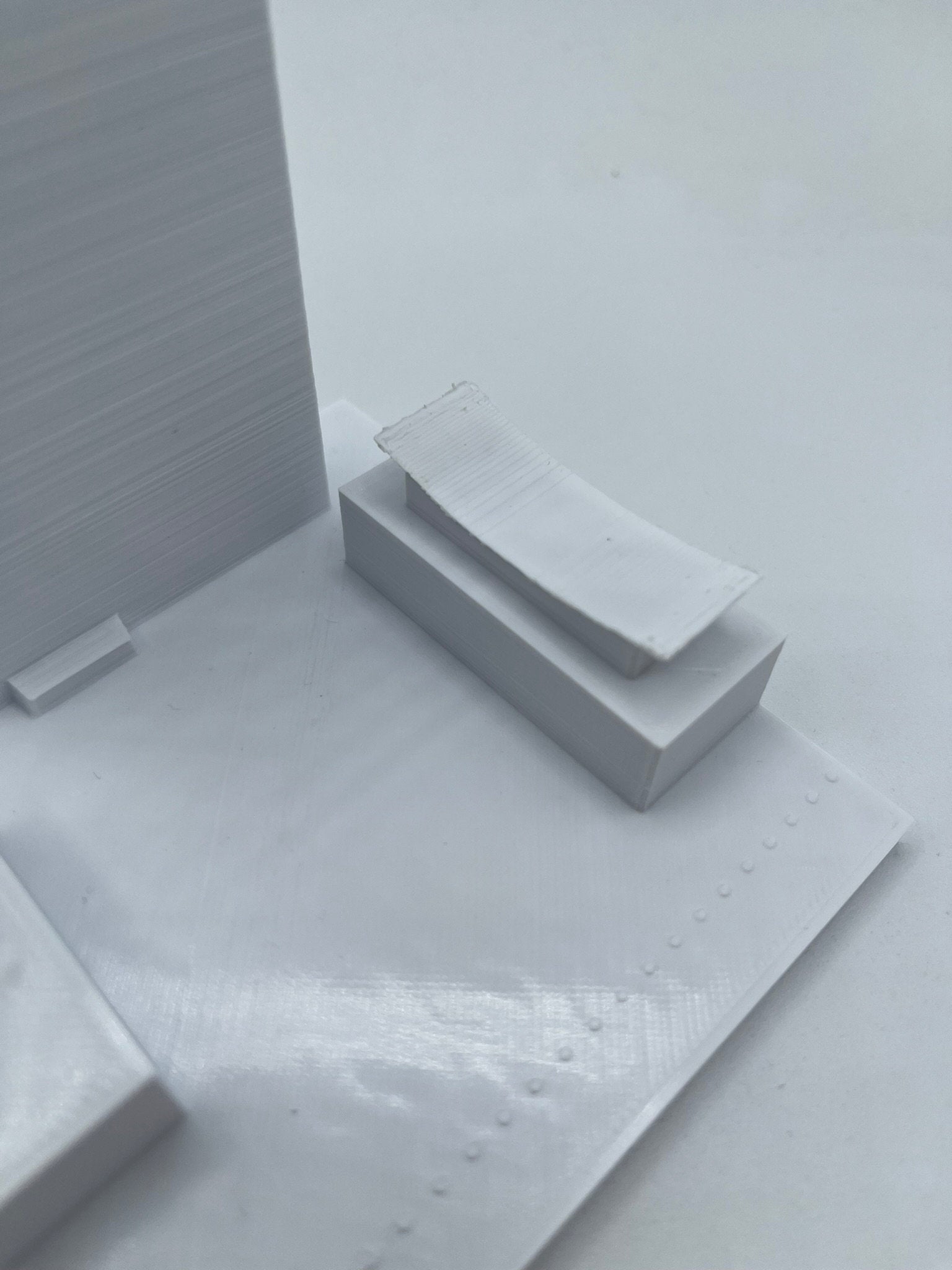 StarsoftheCity UN Headquarters Model 3D Printed PLA Statue White