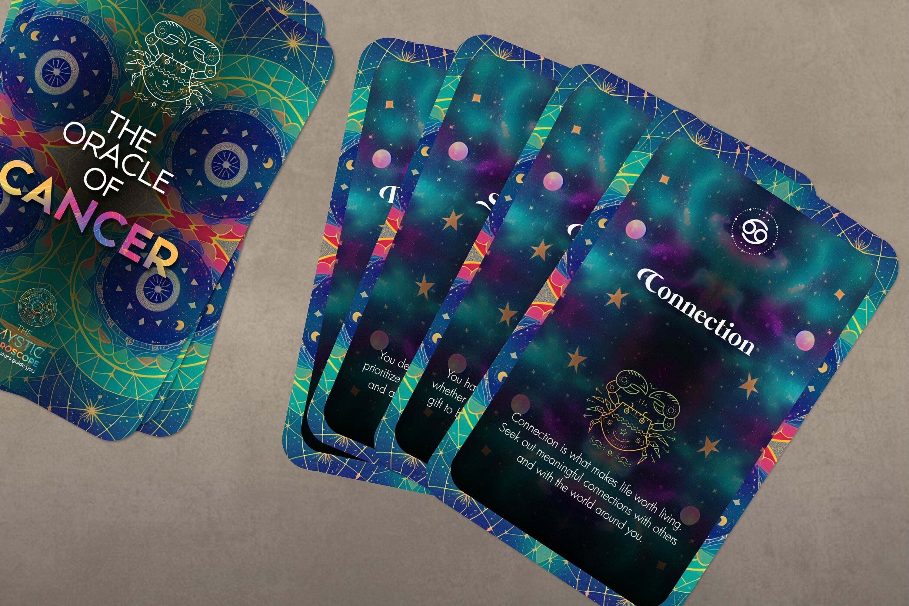 The Oracle of Cancer Mystic Horoscope Oracle Card Deck