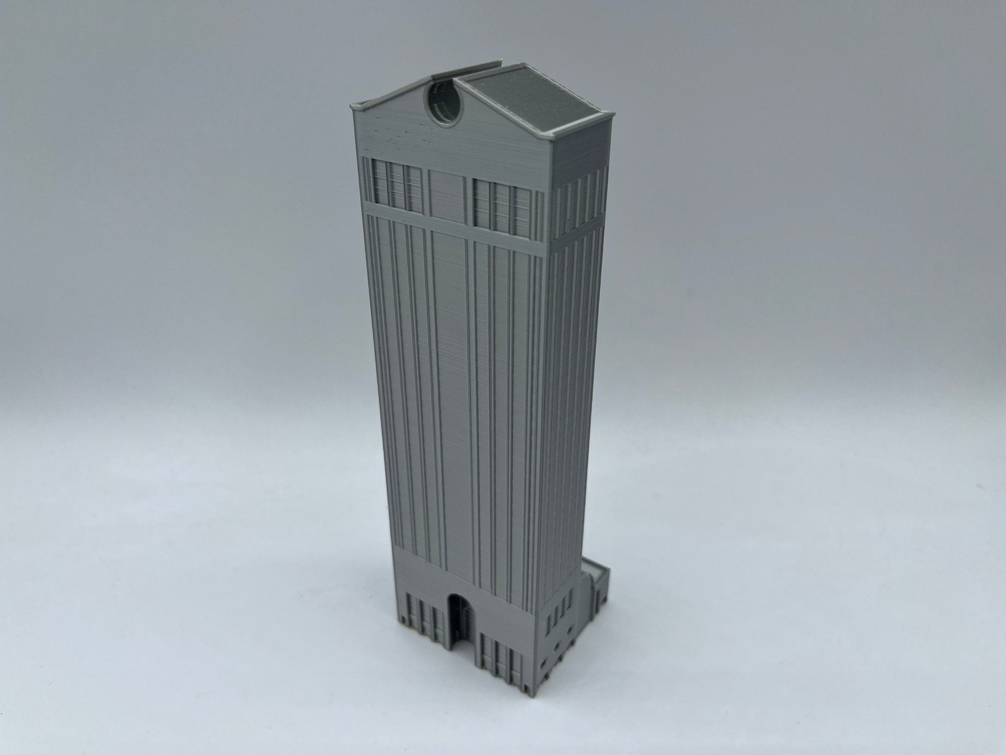 StarsoftheCity 550 Madison Avenue 3D Printed Model 6.25in Gray