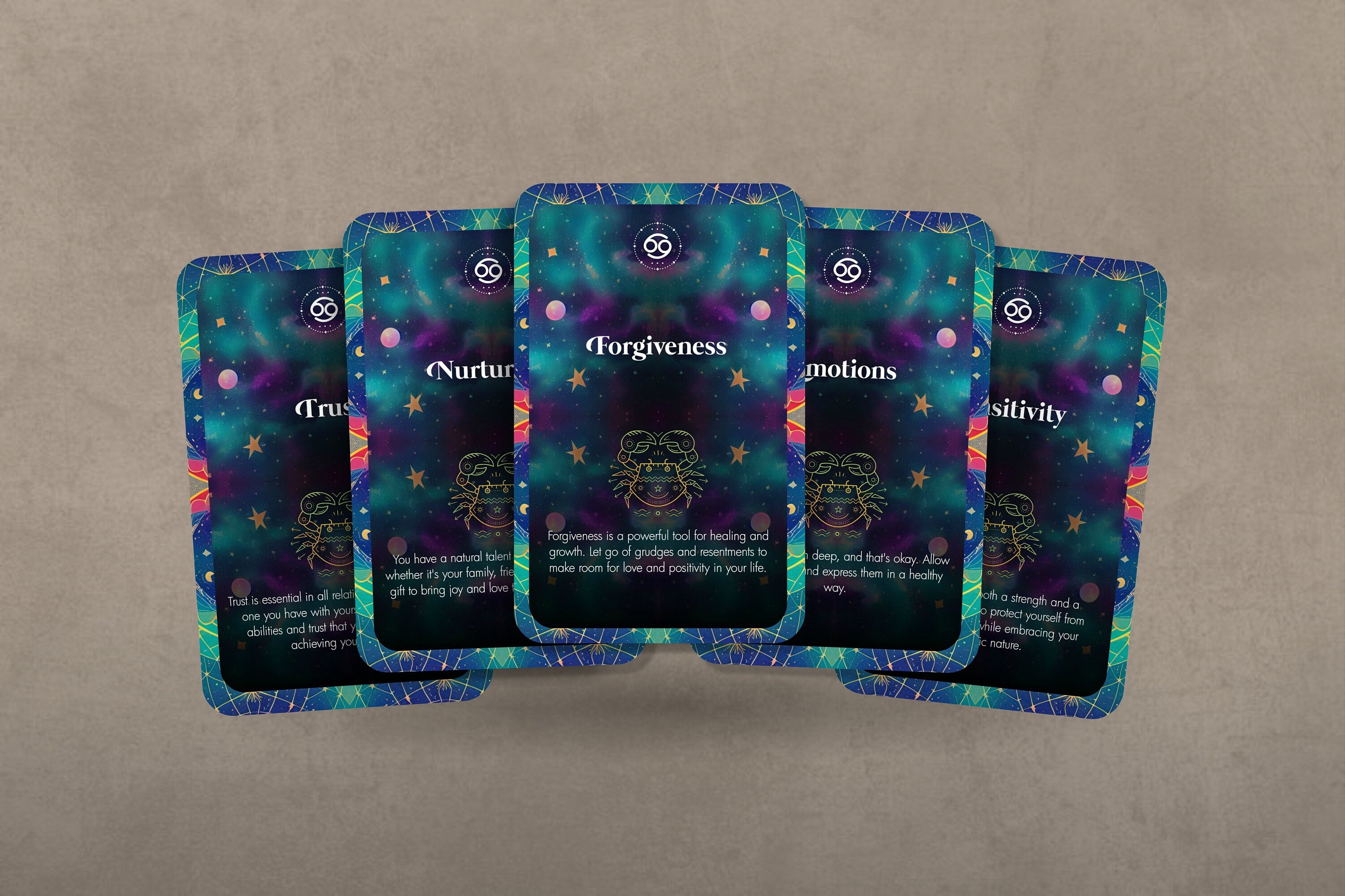 The Oracle of Cancer Mystic Horoscope Oracle Card Deck
