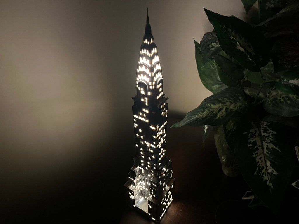 StarsoftheCity Chrysler Building Light-Up 3D Printed Model Small