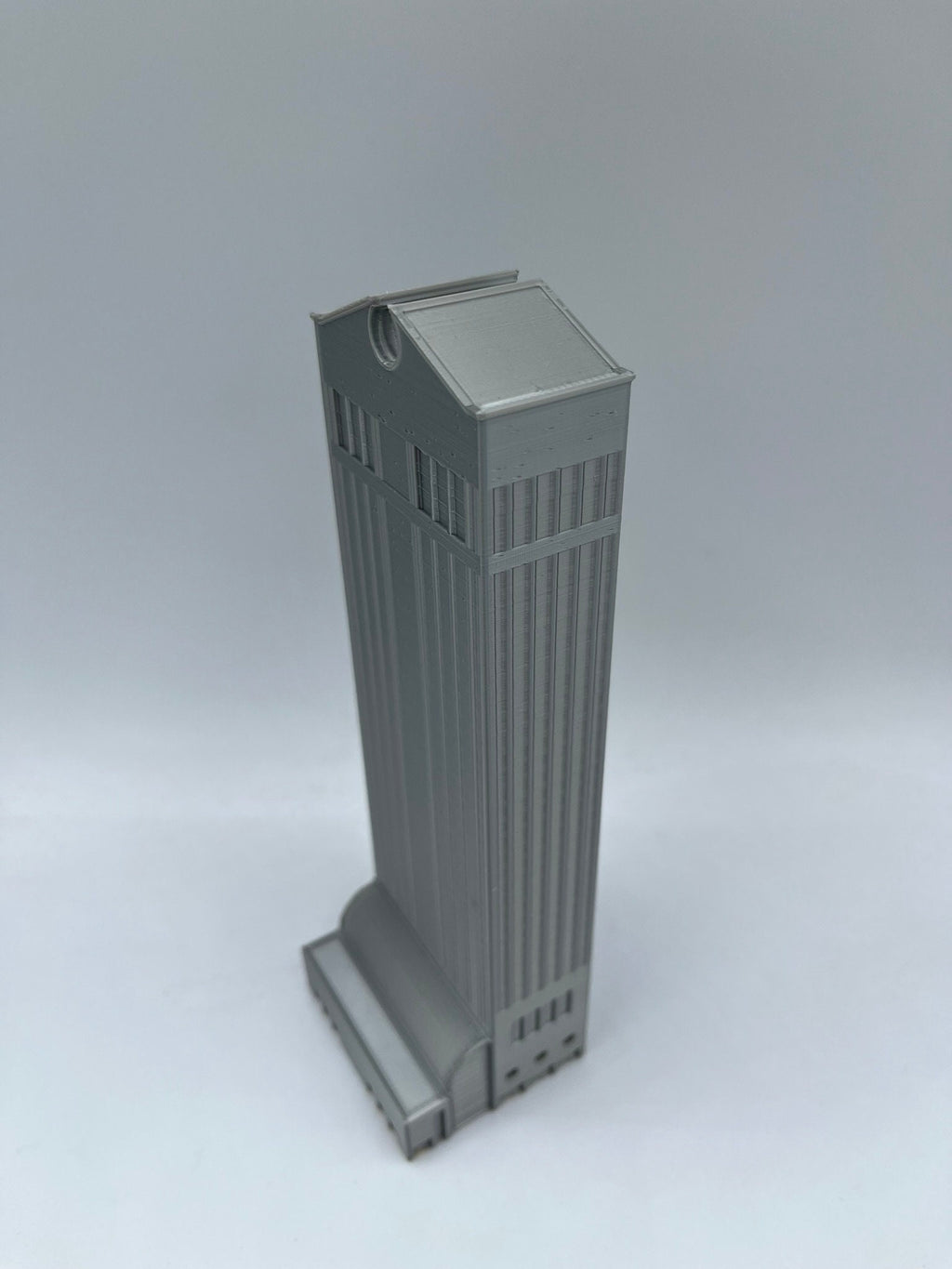 StarsoftheCity 550 Madison Avenue 3D Printed Model 6.25in Gray