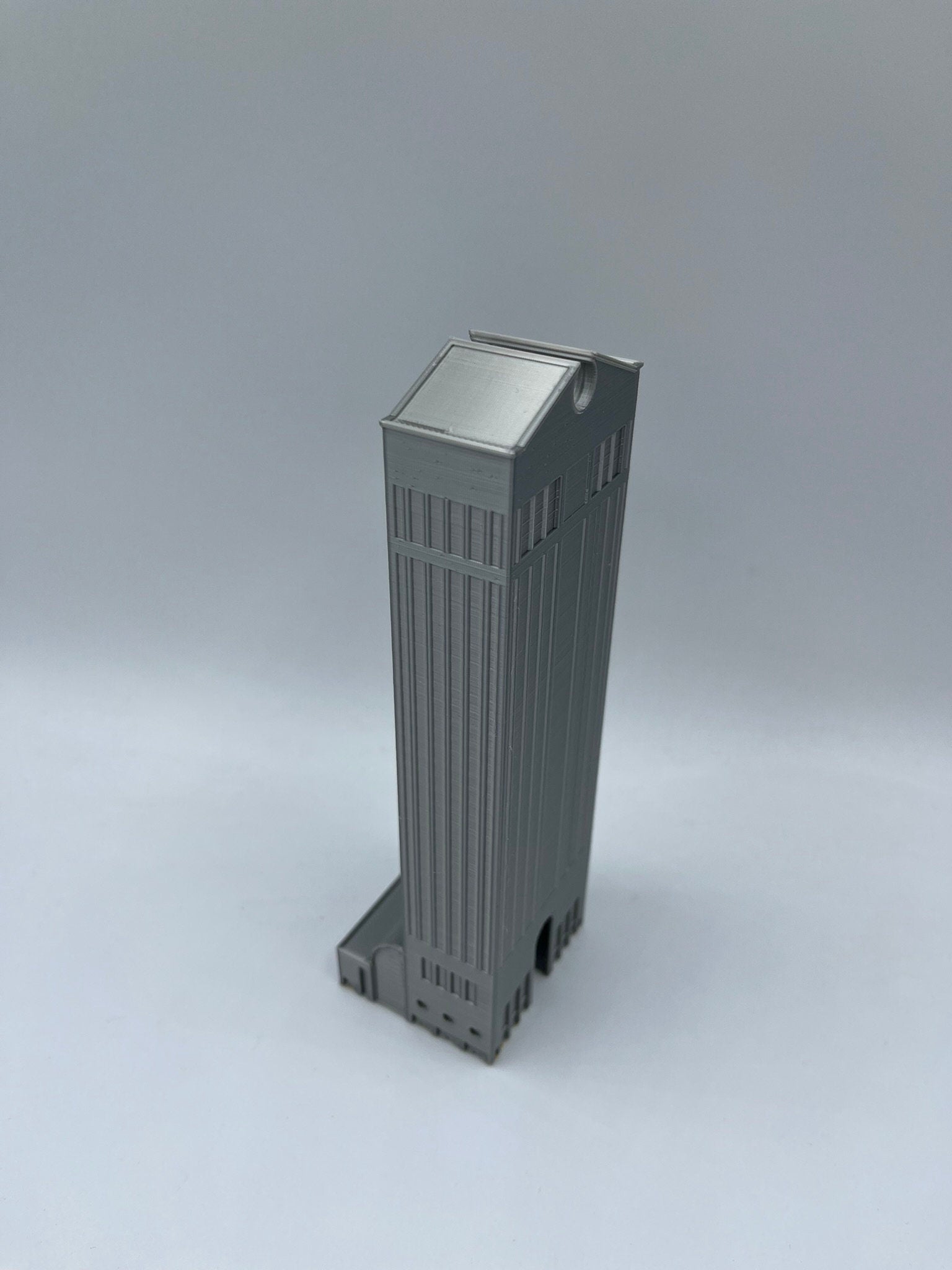 StarsoftheCity 550 Madison Avenue 3D Printed Model 6.25in Gray