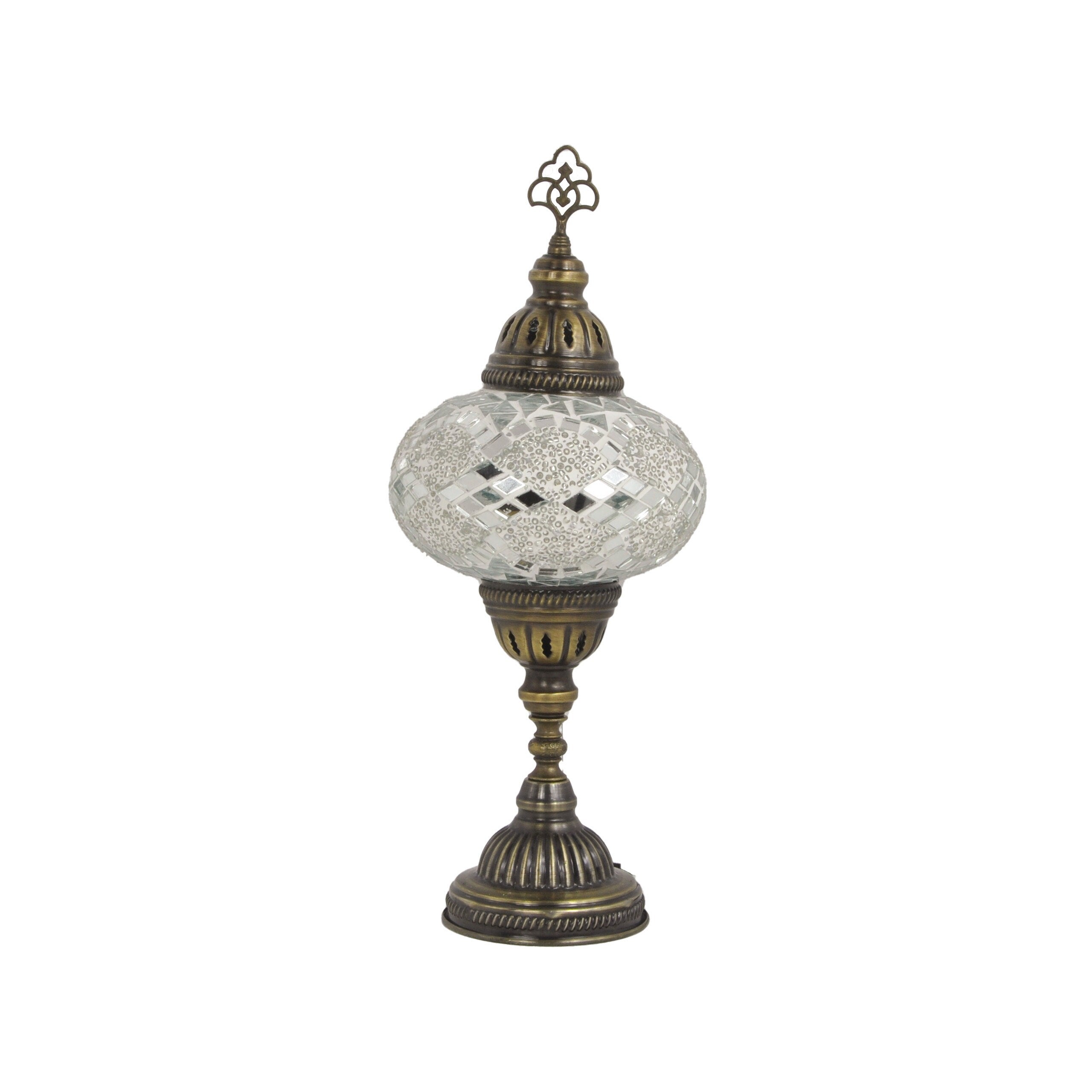 MoslandHome Handmade Turkish Mosaic Table Lamp Bohemian