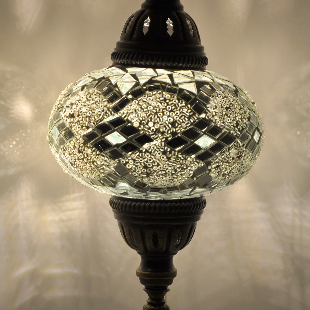 MoslandHome Handmade Turkish Mosaic Table Lamp Bohemian