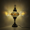MoslandHome Handmade Turkish Mosaic Table Lamp Bohemian 6.5in