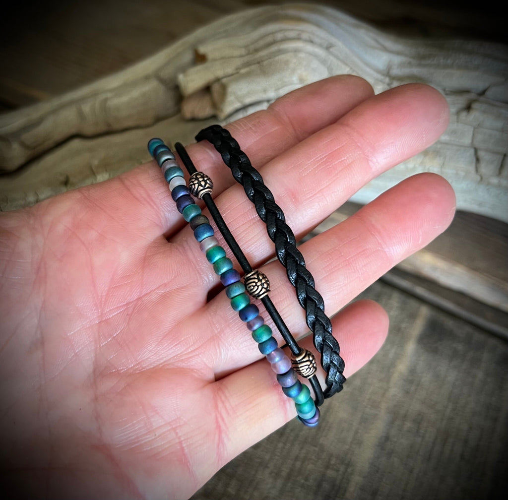 BohoWrapFrancesca Earthy Boho Wrap Bracelet with Magnetic Clasp