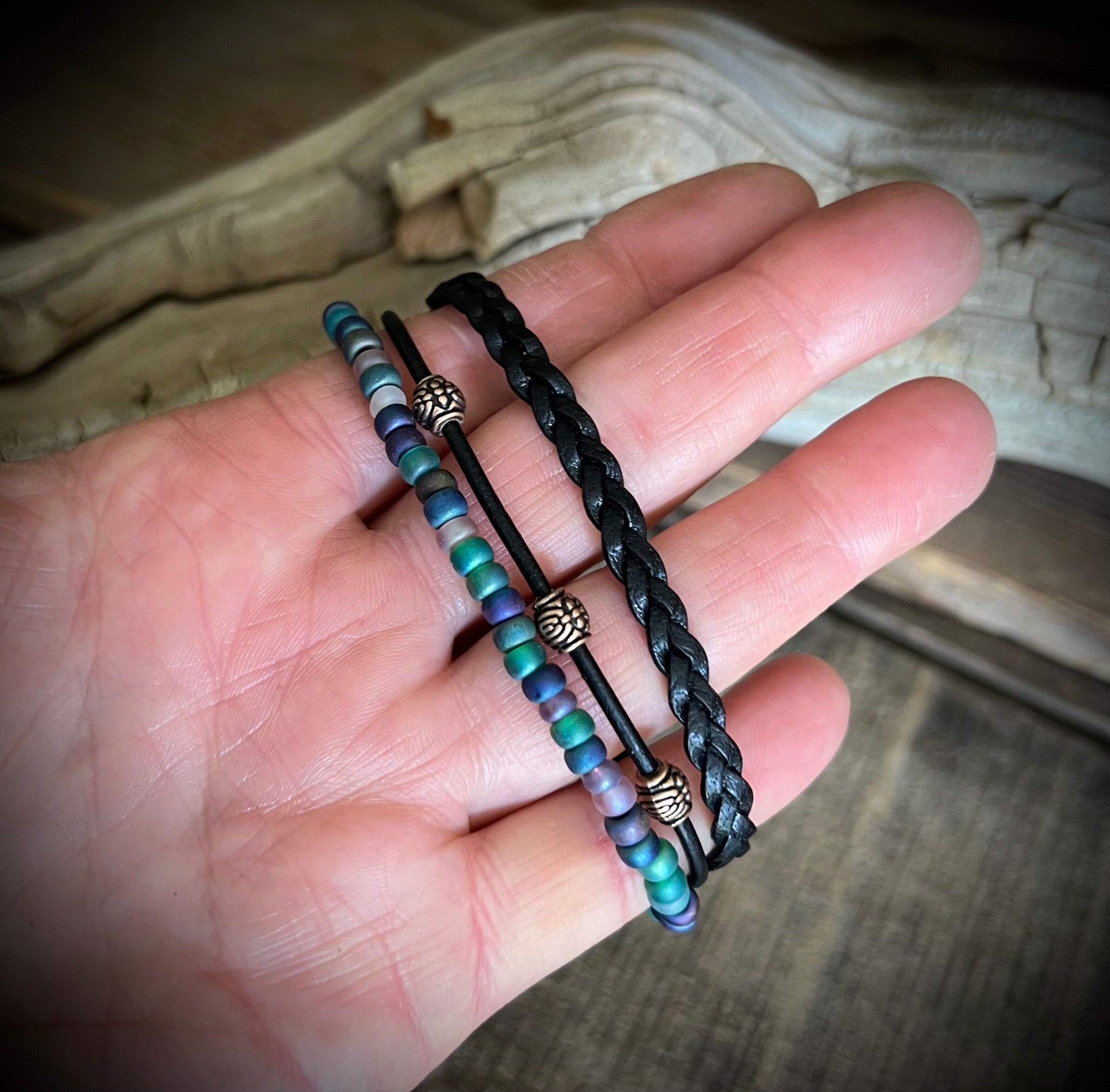 BohoWrapFrancesca Earthy Boho Wrap Bracelet with Magnetic Clasp