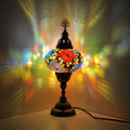 MoslandHome Handmade Turkish Mosaic Table Lamp 6.5in