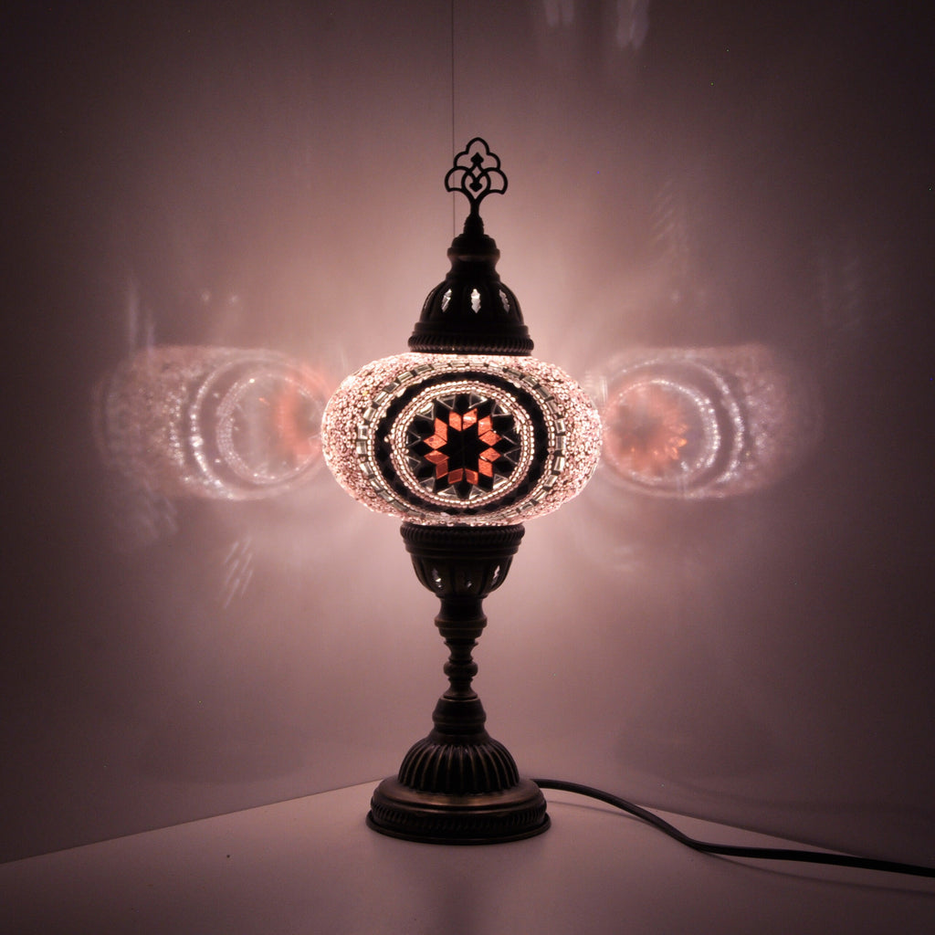 MoslandHome Handmade Mosaic Glass Table Lamp 5 Style
