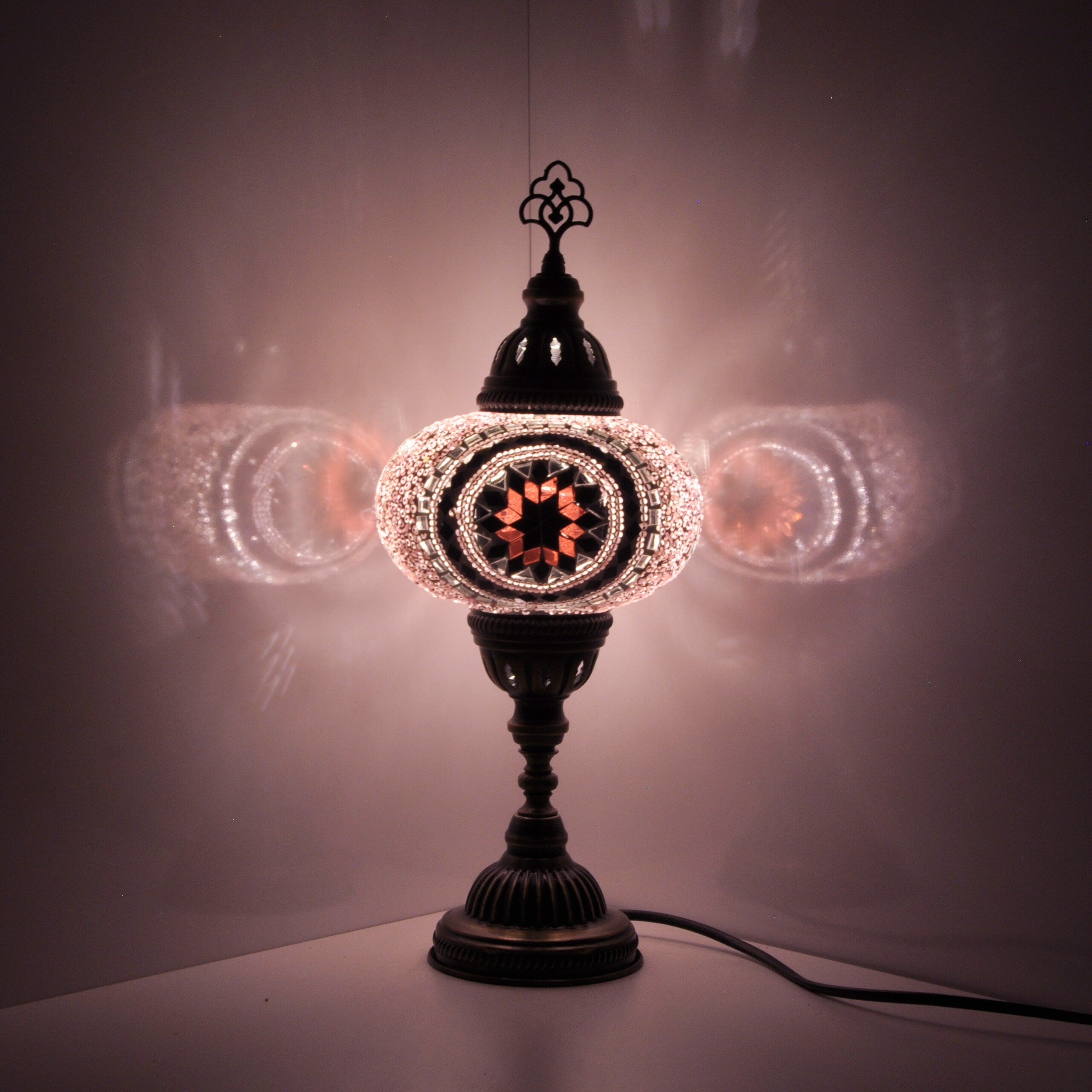 MoslandHome Handmade Mosaic Glass Table Lamp 5 Style