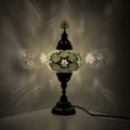 MoslandHome Handmade Turkish Mosaic Table Lamp with Led Bulb 6.5in