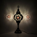 MoslandHome Handmade Turkish Mosaic Lamp: Bohemian Bedside Table Lamp