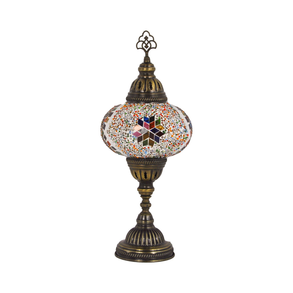 MoslandHome Handmade Turkish Mosaic Table Lamp Bohemian