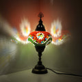 MoslandHome Handmade Turkish Mosaic Table Lamp Bohemian 6.5in