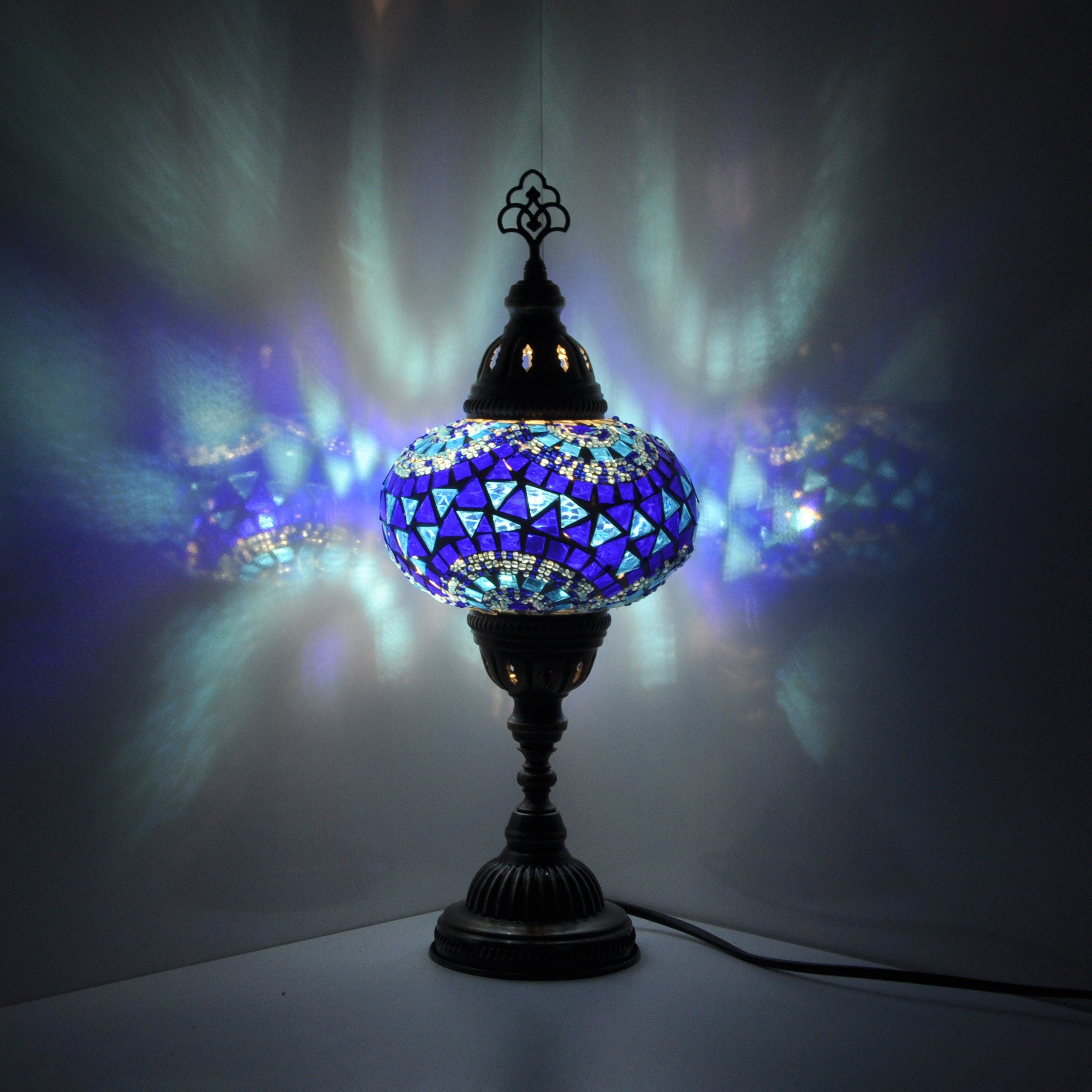 MoslandHome Handmade Mosaic Glass Table Lamp 5 Style