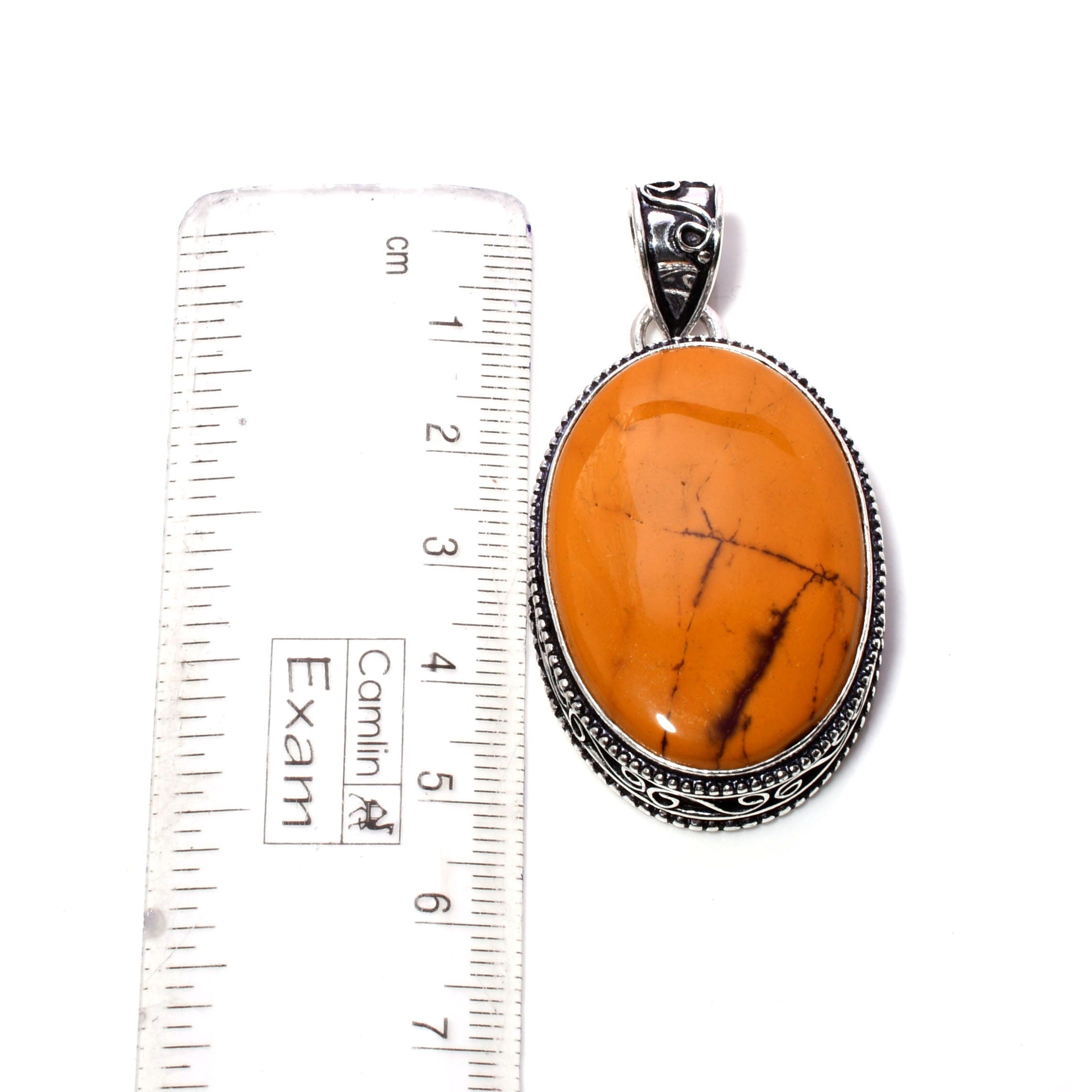 EkkJewels Handmade Mookaite Gemstone 925 Sterling Silver Pendant Jewelry