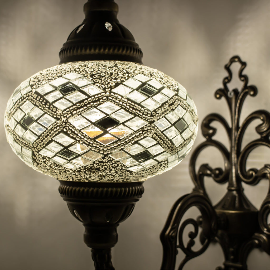 MoslandHome Turkish Moroccan Mosaic Wall Sconce Lamp
