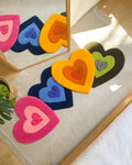 LargoModern Handmade Tufted Heart Rug Fluffy and Soft