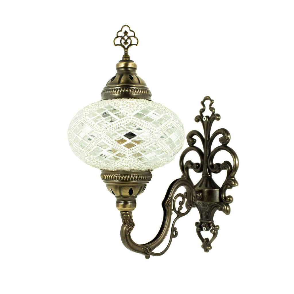 MoslandHome Turkish Moroccan Mosaic Wall Sconce Lamp