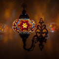 MoslandHome Turkish Moroccan Mosaic Wall Sconce Lamp Bronze