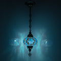 MoslandHome Handmade Turkish Mosaic Chandelier Pendant Light Colorful
