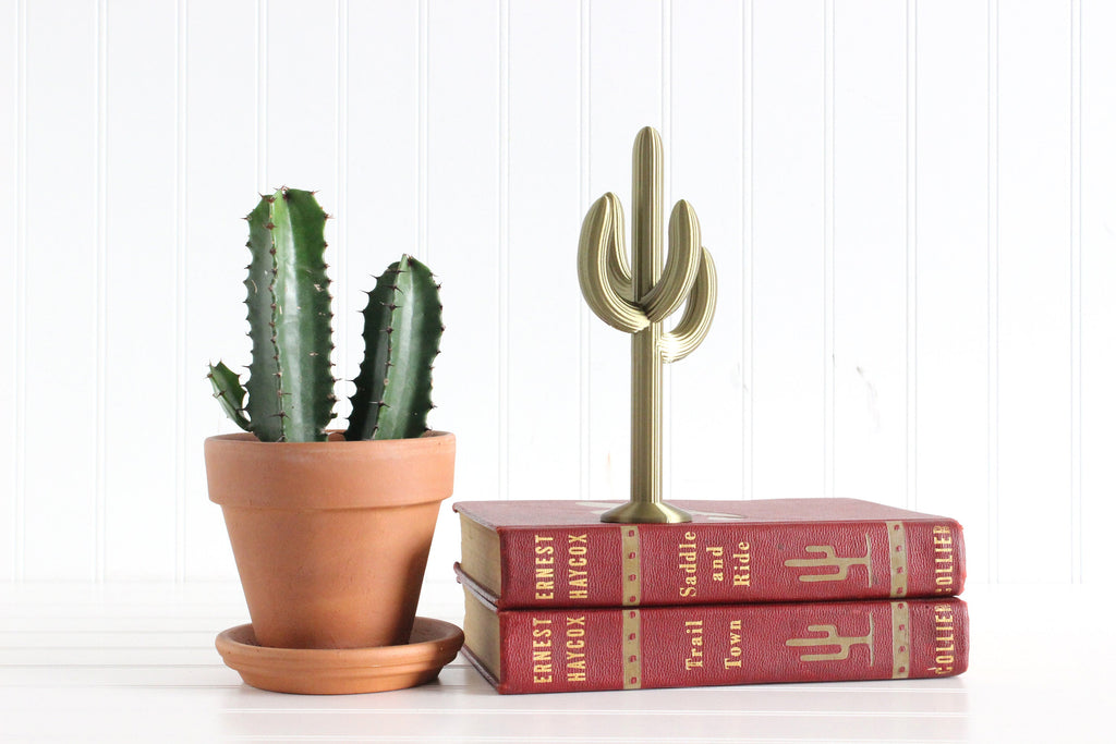 Cactus Figurine, Southwestern Home Decor