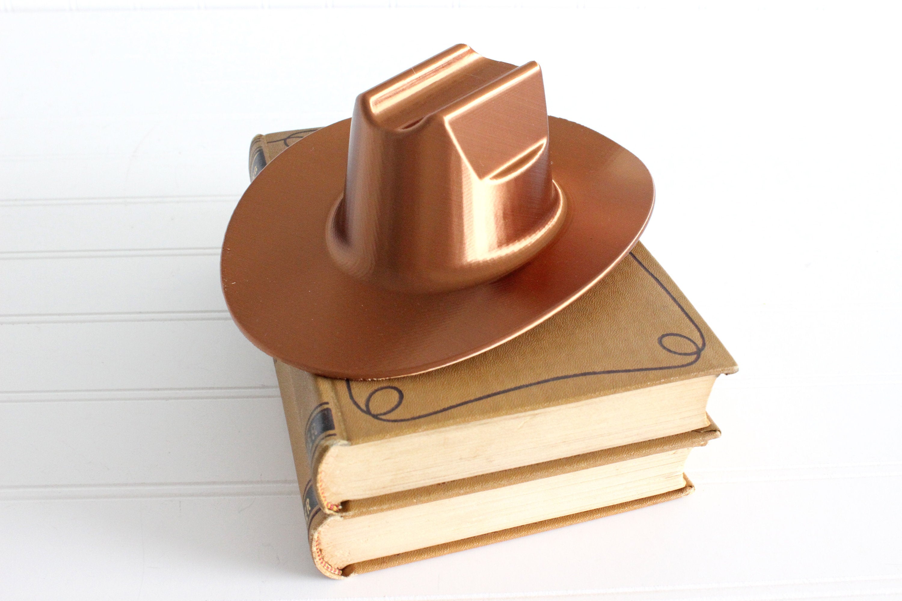 DelightfullyDutch Cowboy Hat Figurine 3D Printed Country Western Home Decor