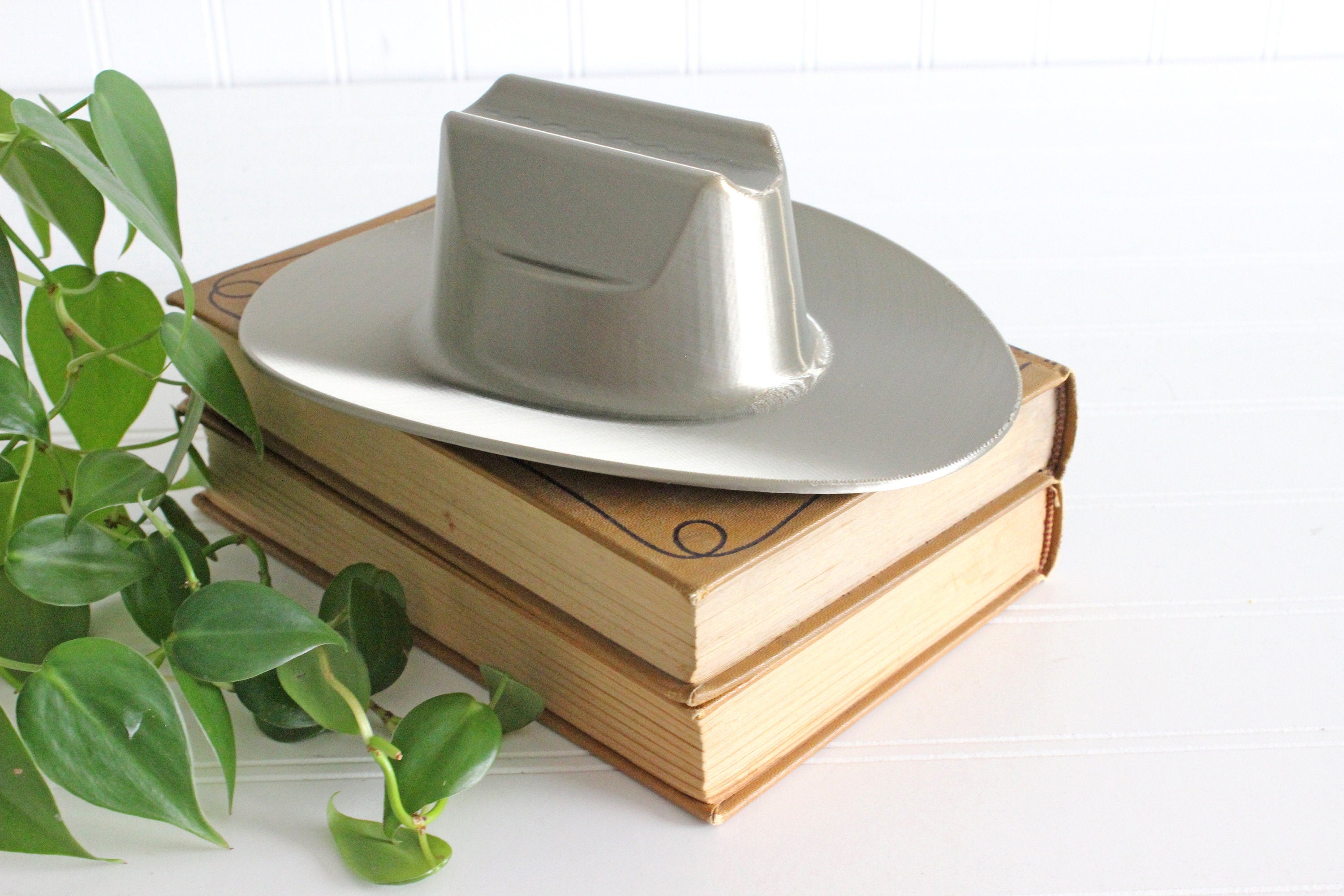 DelightfullyDutch Cowboy Hat Figurine 3D Printed Country Western Home Decor