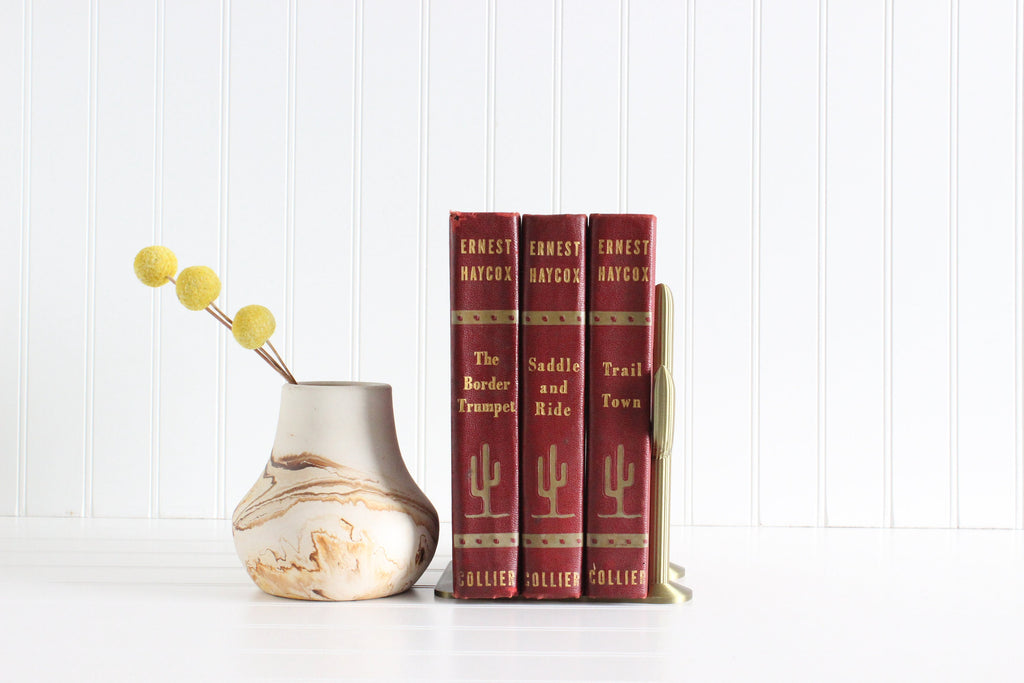 DelightfullyDutch Handmade Cactus Bookend Southwestern Home Decor