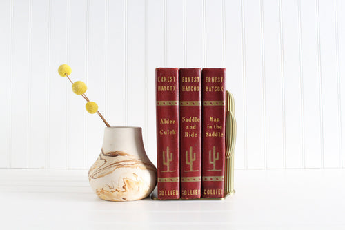 DelightfullyDutch Handmade Cactus Bookend Southwestern Home Decor