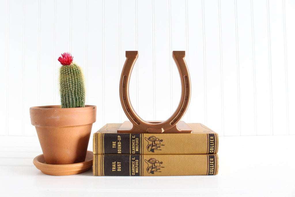 DelightfullyDutch 3D Printed Horseshoe Bookend Country Western Home Decor