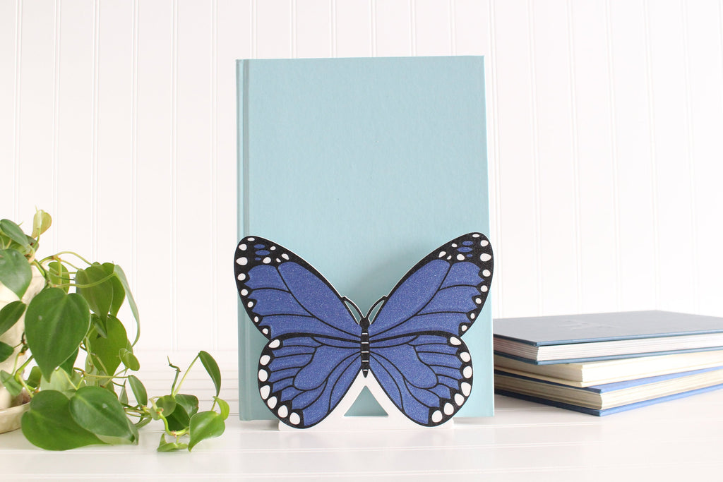 DelightfullyDutch Handmade Butterfly Bookend Customizable 3D Printed