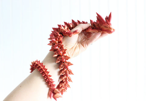 DelightfullyDutch Articulated Dragon Figurine 3D Printed Desk Fidget Toy