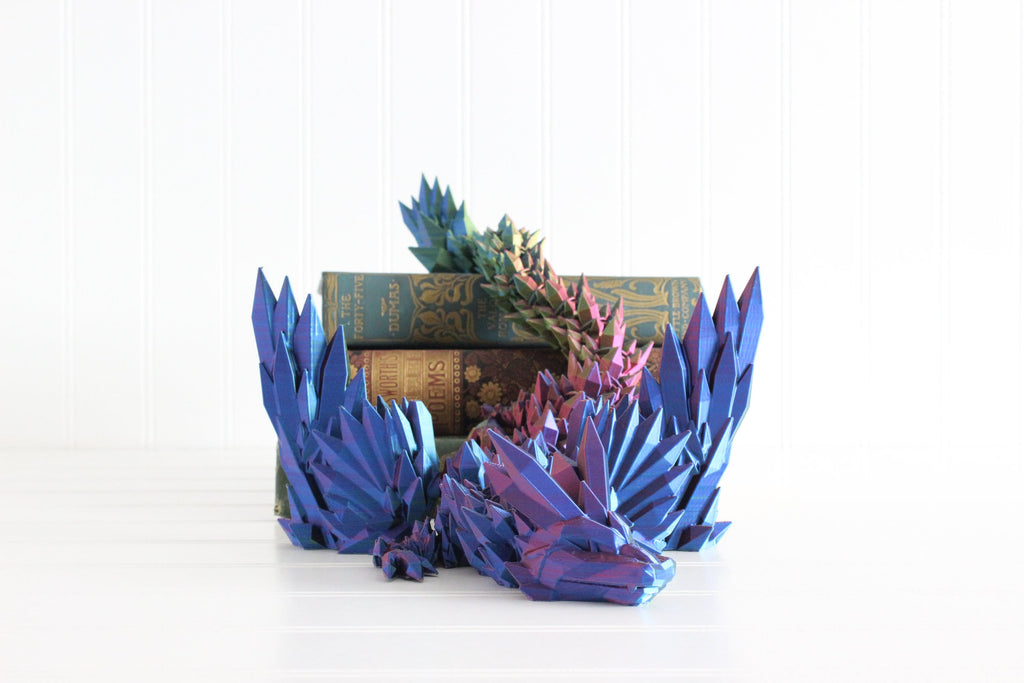DelightfullyDutch Articulated Dragon 3D Printed Stress Relief Fidget Desk Toy