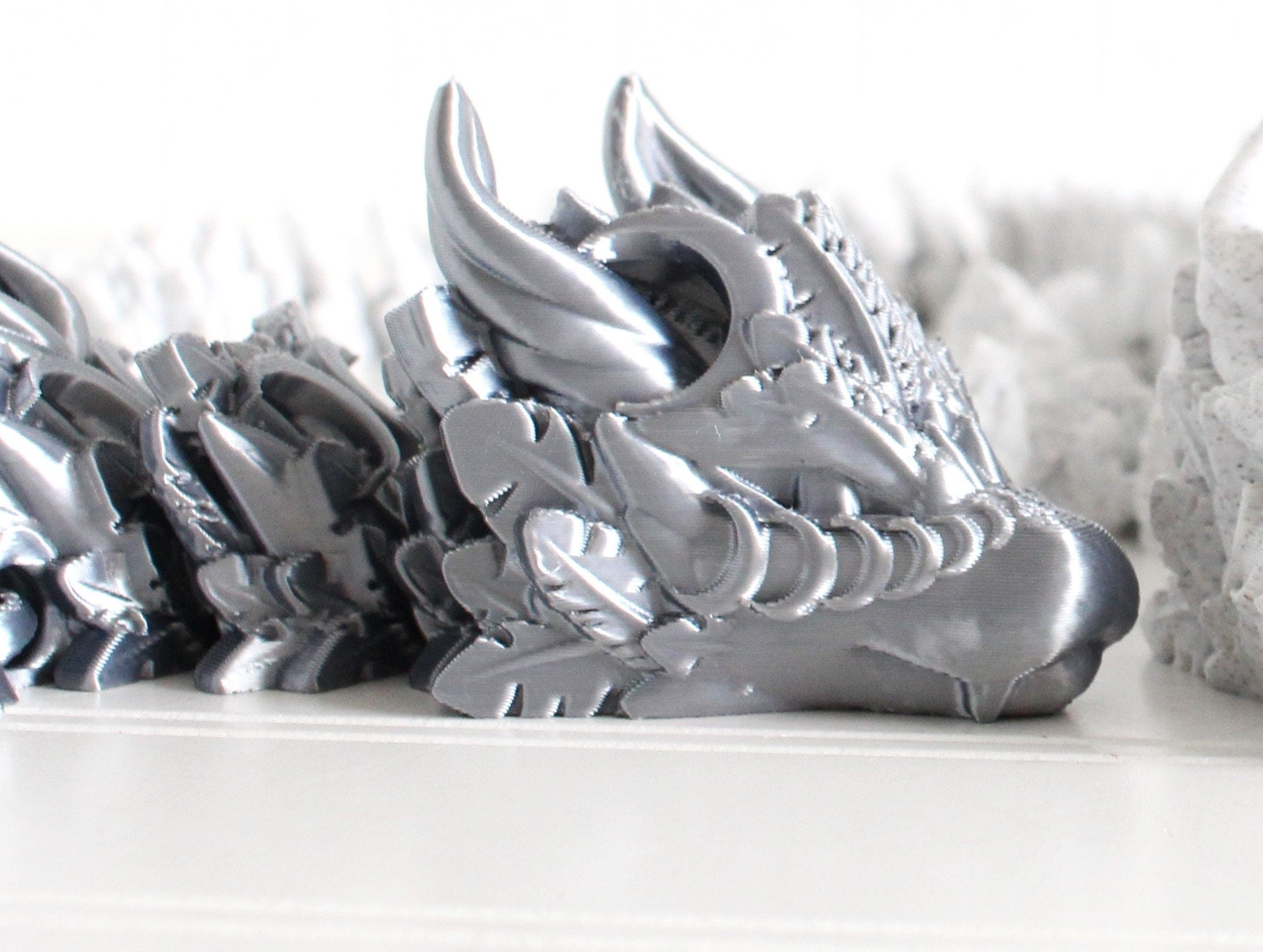 Articulated Dragon 3D Printed Desk Fidget Toy Figurine