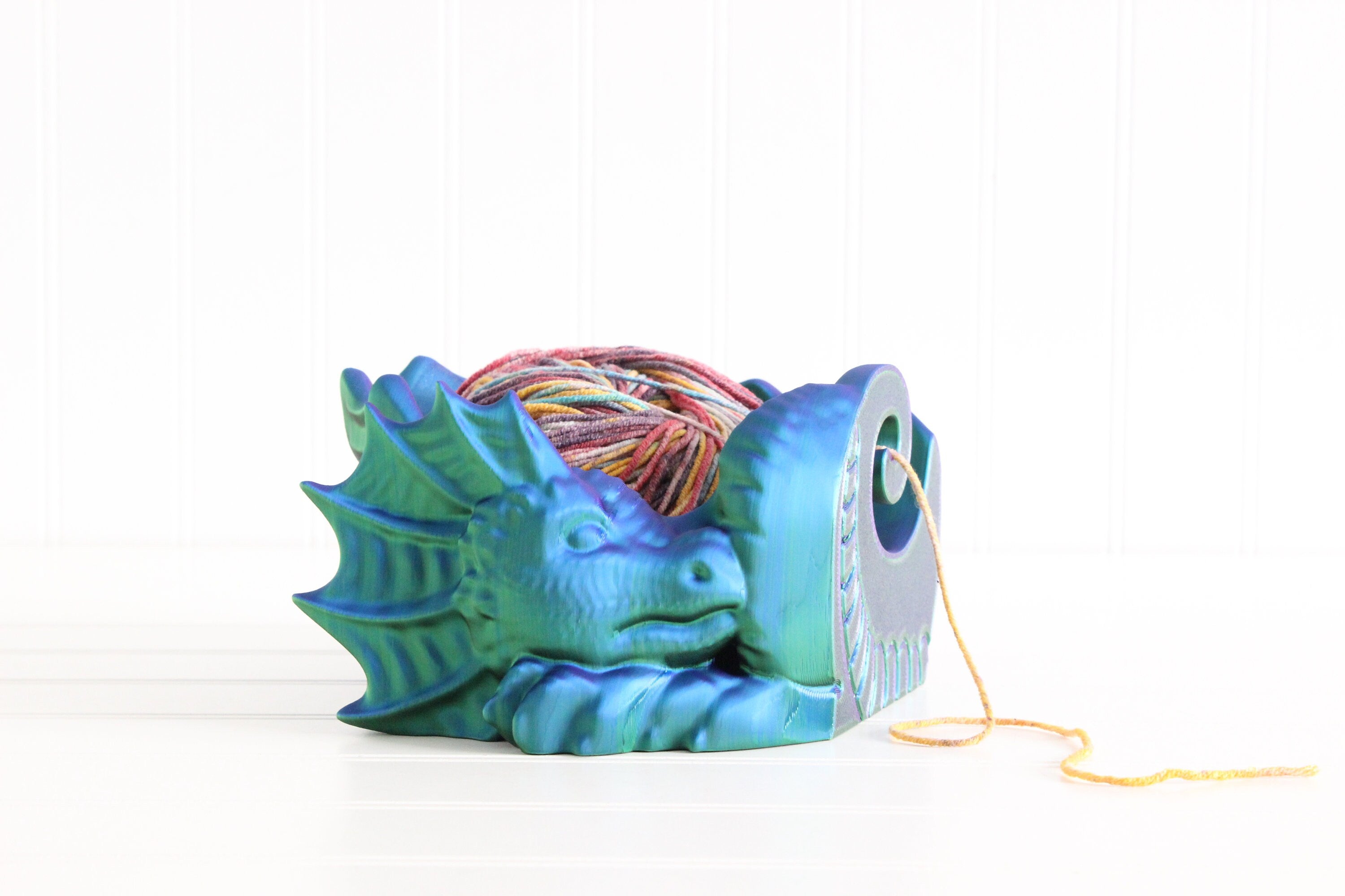 Dragon Yarn Bowl, 3D Printed Knitting Crochet Holder