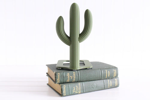 DelightfullyDutch Handmade Cactus Bookend Southwestern Home Decor