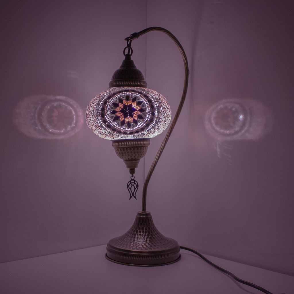 MoslandHome Premium Turkish Lamp Mosaic Table Lamp