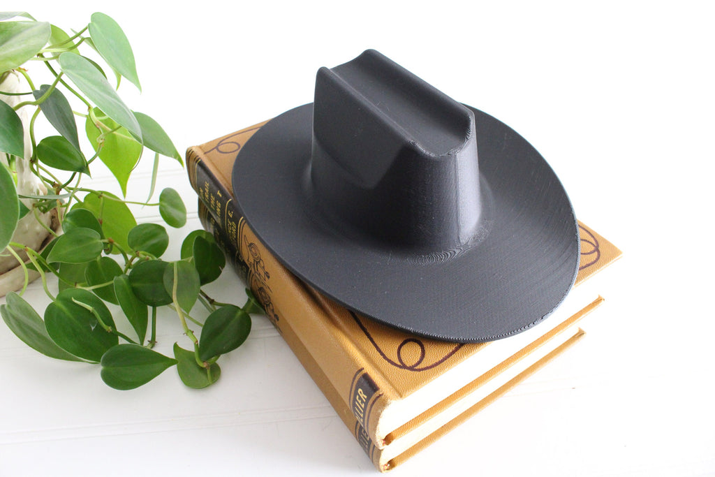 DelightfullyDutch Cowboy Hat Figurine 3D Printed Country Western Home Decor