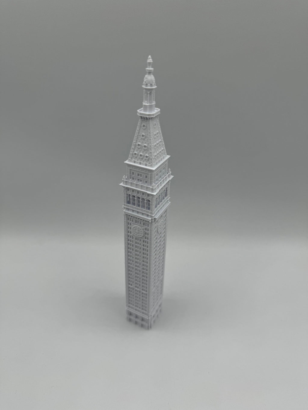 StarsoftheCity Metropolitan Life Tower 3D Printed Model 8.5in White