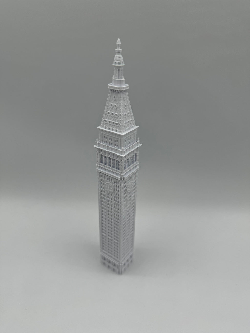 StarsoftheCity Metropolitan Life Tower 3D Printed Model 8.5in White
