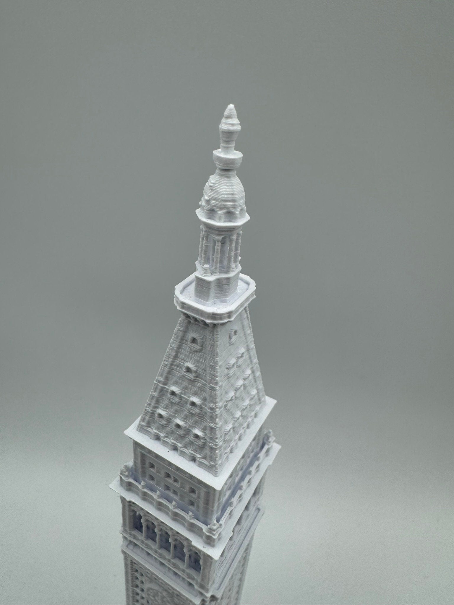 StarsoftheCity Metropolitan Life Tower 3D Printed Model 8.5in White