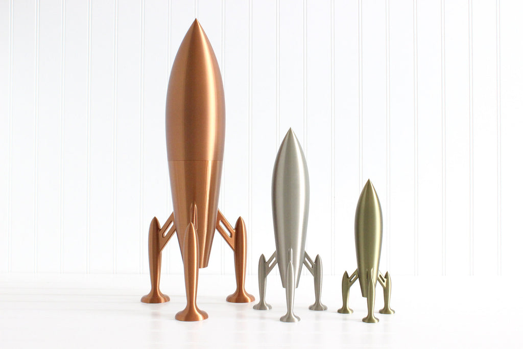 DelightfullyDutch Rocket Ship Figurine 3D Printed Spaceship