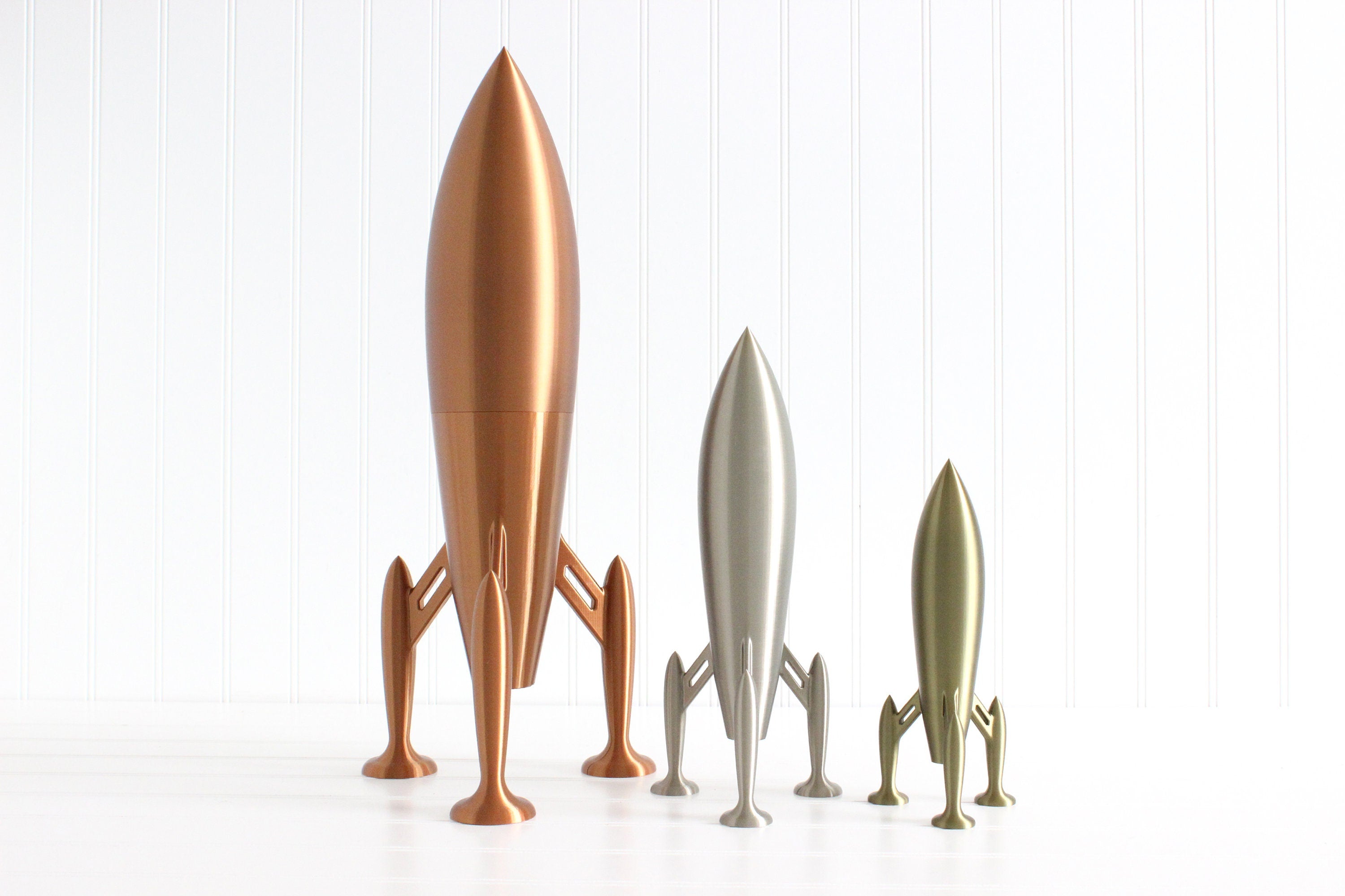 DelightfullyDutch Rocket Ship Figurine 3D Printed Spaceship