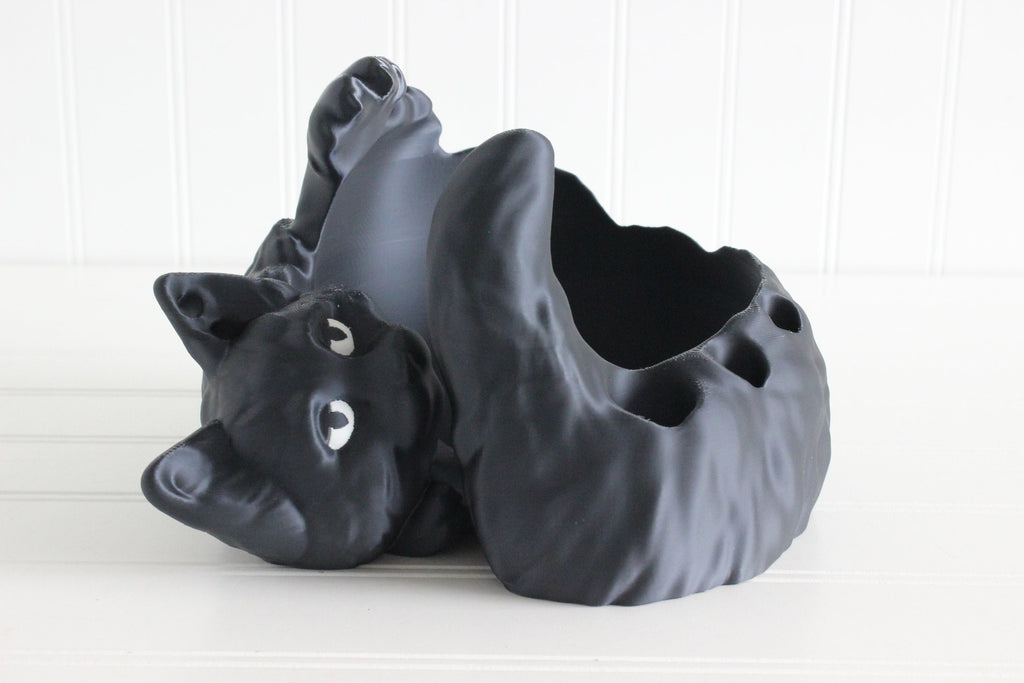 DelightfullyDutch 3D Printed Cat Yarn Bowl Yarn Holder Crochet