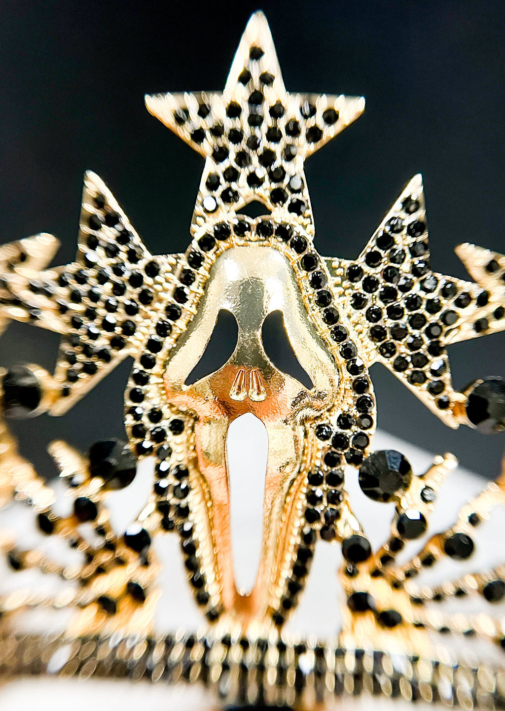 Scream Movie Crown Goldplated Horror Headpiece